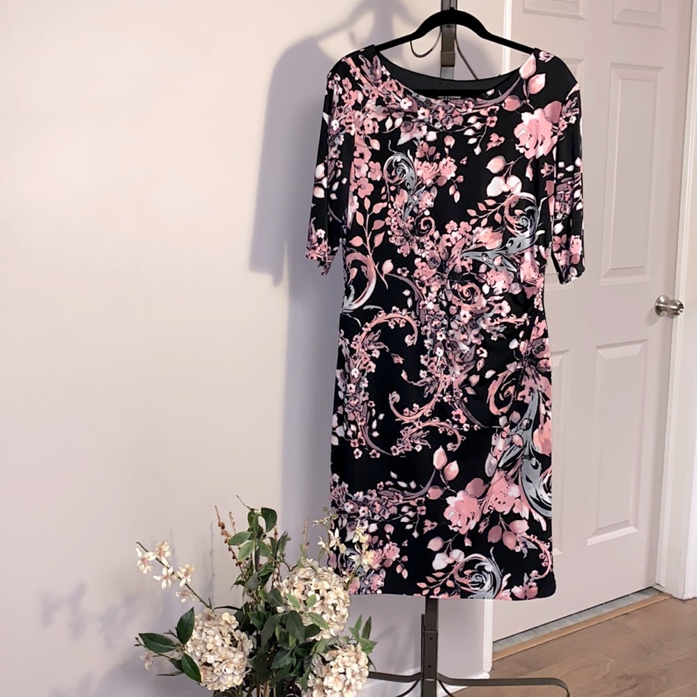 Rosy classy dress